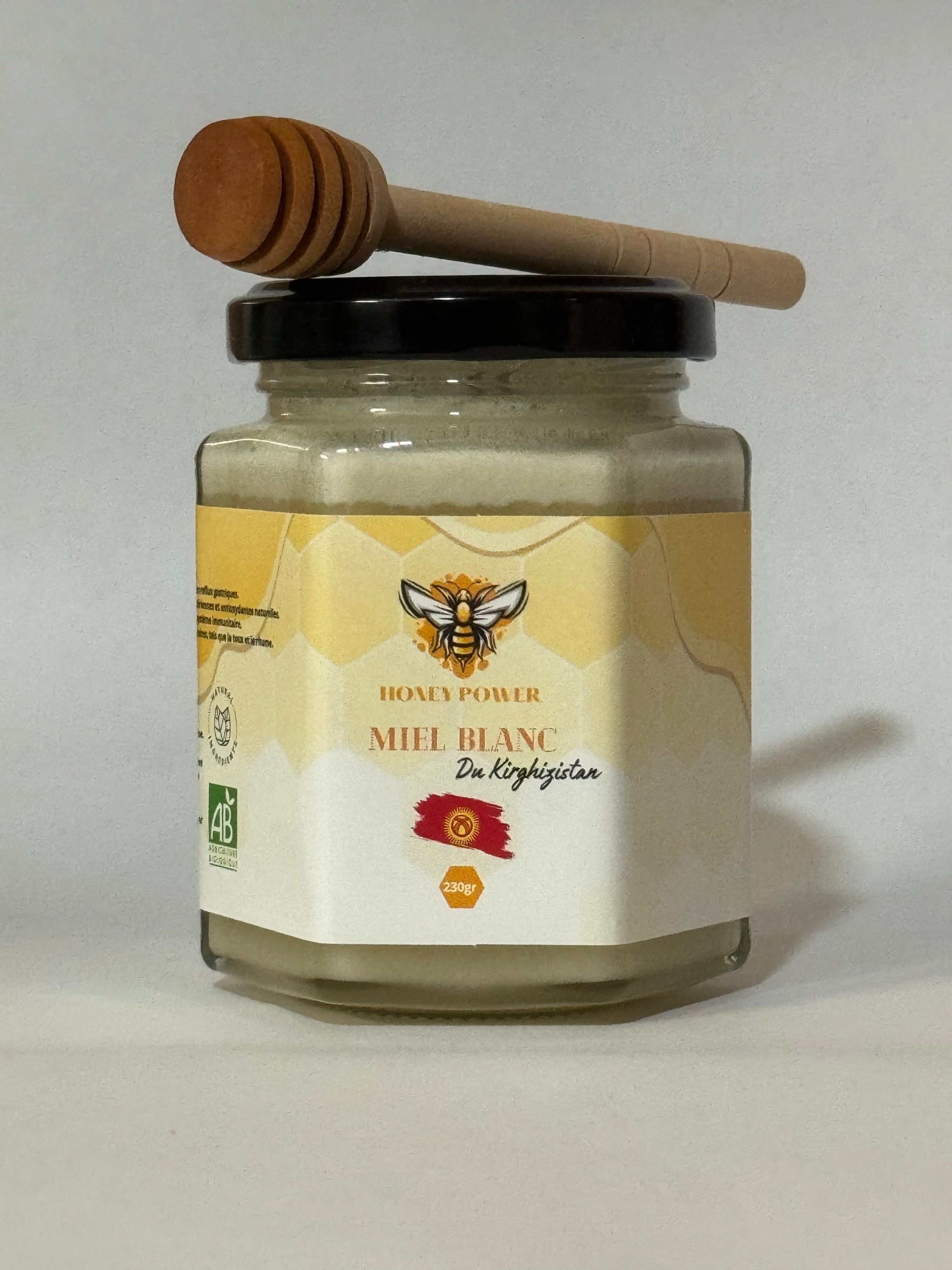 MIEL BLANC DU KIRGHIZISTAN - 230gr